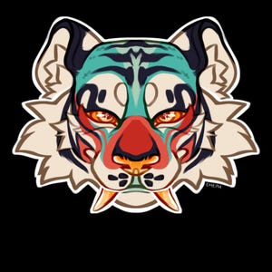 Symmetrical Character Badge Fursona Commission image 2