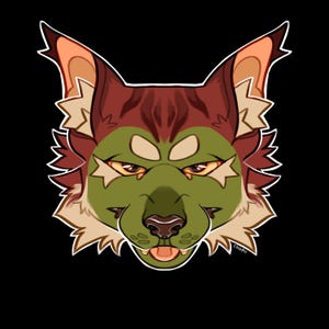 Symmetrical Character Badge Fursona Commission image 7