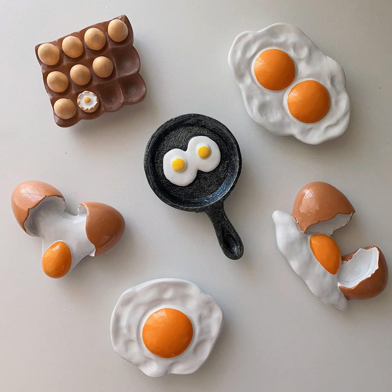 EggTastic Magnets | Fridge Magnets Set (all 6)
