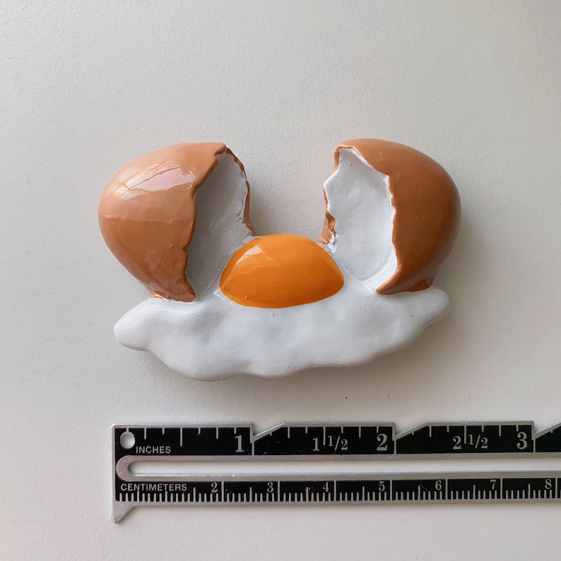 EggTastic Magnets | Fridge Magnets Cracked Egg