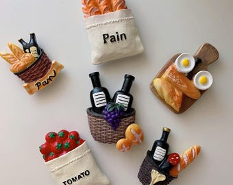 Romantic Picnic Magnets | Fridge Magnets
