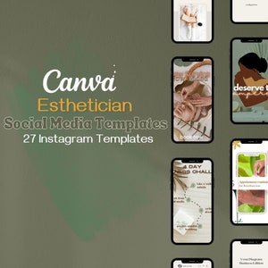 Esthetician social media templates