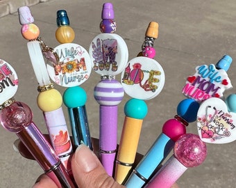Beaded Nurse Pen | Fun RN Gift with Free Refill