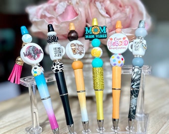Beaded Mom Pen | Fun Office Supplies, Refills Included