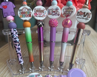 Beaded Nurse Pens | Handmade RN Graduation Gift