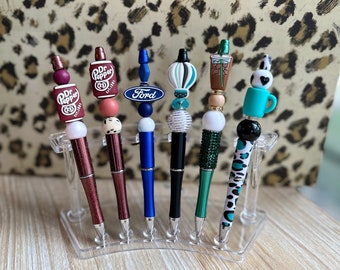 Beaded Pens | Colorful Pens | Logo Pens | Coffee Pens | Novelty Pens | Soda Can Beads | Coke Lover | Beverage Pens | Coffee Lover | DP Fan