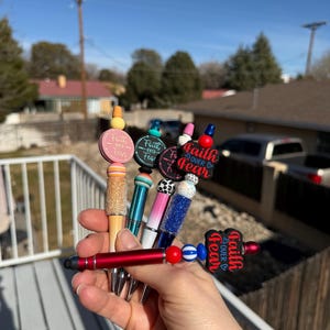 Fun Beaded Pens | Colorful Pens | Faith Inspired Pens | Cross Pen | Teachers | Christian Pens | Gifts for Coworkers | faith Pens | stylus