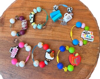 Handmade Tumbler Handle Charm | Cup Accessories, Teacher Gift