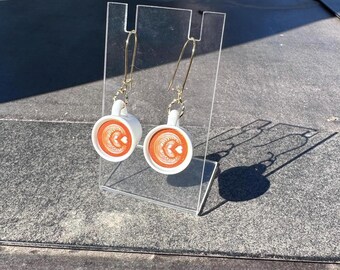 Coffee Mug Earrings | Handmade Earrings | Quirky Earrings | Coffee Lovers | Unique Earrings | Beaded Earrings | Artist | Coffee Enthusiasts