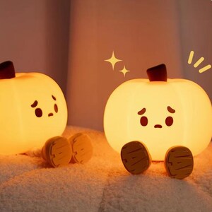 Halloween Pumpkin Night Light Cute Soft Silicon home decor