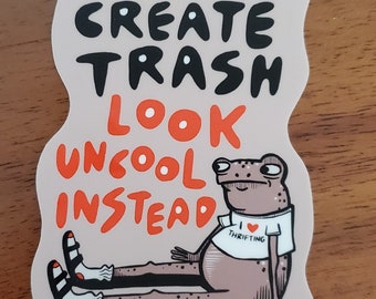 4” Vinyl Sticker- Look Uncool