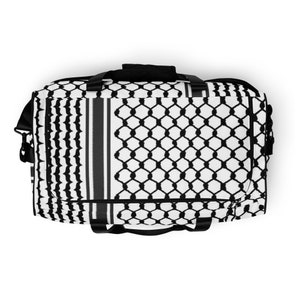 Palestine keffiyeh Duffle bag kufiyah texture arabic design free gaza stop war peace in the middle ease unique design HQ