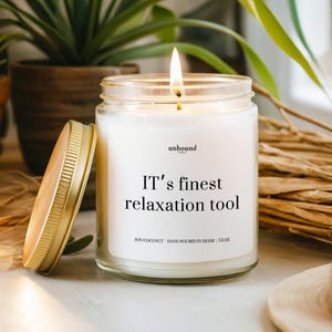 IT Candle IT’s Finest Relaxation Tool Custom Gift Tech Support Gift Programmer Gift Funny Tech Candle IT Humor