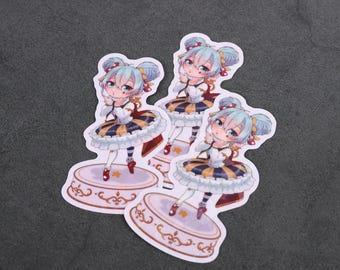 Clown Toy Box Miku [Vocaloid] Holographic Vinyl Sticker