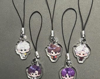 Sylus, Caleb, Xavier, Rafayel, Zayne [Love and Deepspace] Acrylic Phone Charm