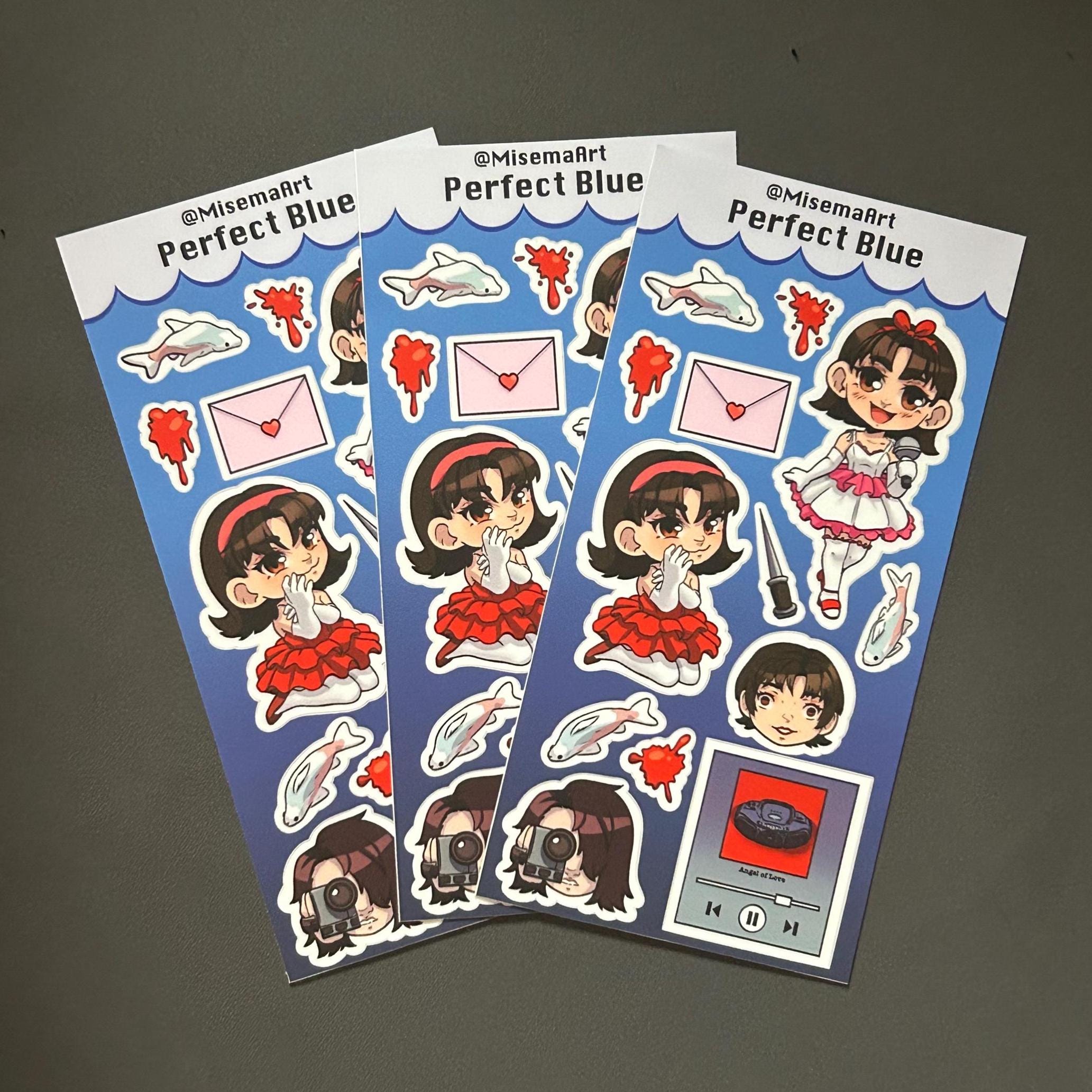 パーフェクトブルー　非売品　ステッカー パーフェクトブルービニールステッカーシート - Etsy 日本