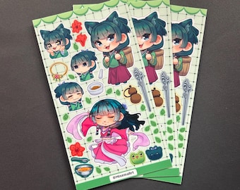 Apothecary Diaries Maomao Vinyl Sticker Sheet