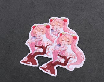 Sakura Miku [Vocaloid] Vinyl Sticker