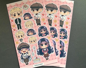 The Fragrant Flower Blooms with Dignity Vinyl Sticker Sheet