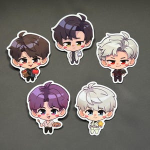 Love and Deepspace Vinyl Stickers [Sylus, Caleb, Xavier, Rafayel, Zayne]