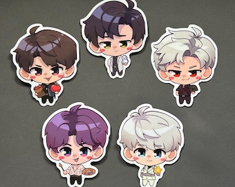 Love and Deepspace Vinyl Stickers [Sylus, Caleb, Xavier, Rafayel, Zayne]