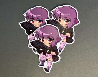Major Kusanagi [Ghost In The Shell] Vinyl Sticker