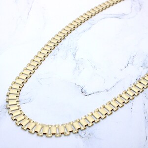 Gold rolex chain necklace discount