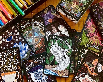 Indie Botanical Blessings Oracle Card Deck