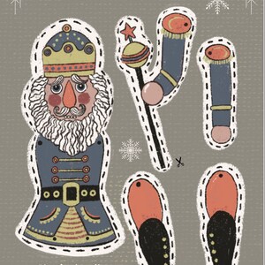 Printable Nutcracker Puppets Sugar Plum Fairy Puppet Printable ...