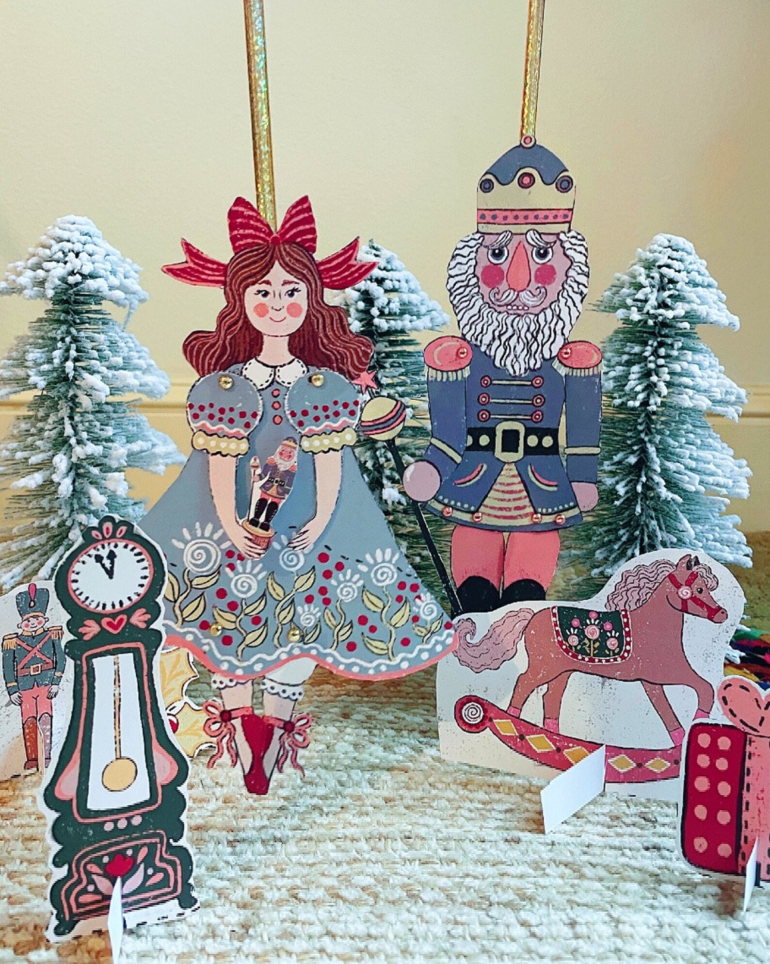 Printable Nutcracker Puppets Sugar Plum Fairy Puppet Printable ...