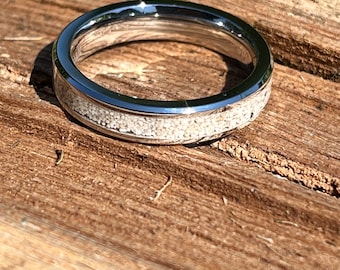 Sand and Shell Beach Ring - Custom Ring from your Favorite Beach