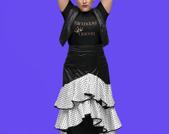 T-shirt met verjaardagskoningin | Verjaardags-T-shirt dames | Dames