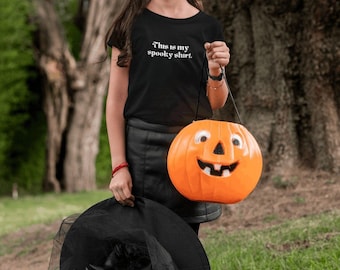 Esta es mi camiseta espeluznante - Camiseta con mensaje divertido / Camiseta sarcástica de Halloween / Unisex