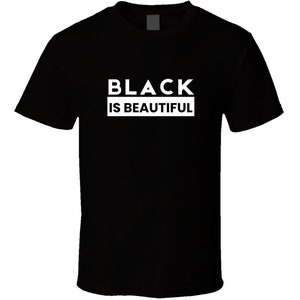 Black Is Beautiful Statement Shirt - Black/White - Classic