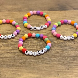 Super Cute Personalised Name Bracelet. Children’s Bracelet. Children’s Jewellery. Personalised Bracelet.