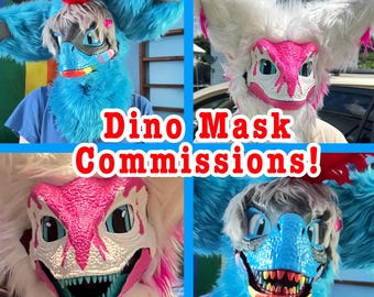 ¡Encargos de disfraces de dinosaurio personalizados! - ABIERTO (Plazas ilimitadas)