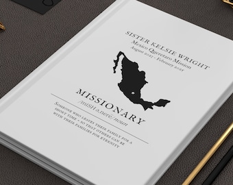 Custom LDS Missionary Journal - Missionary Definition - Any Mission - Personalized LDS Missionary Gift - Mission Farewell - Mission Call
