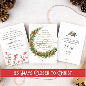 LDS 25 Days Closer to Christ LDS Christmas Countdown 