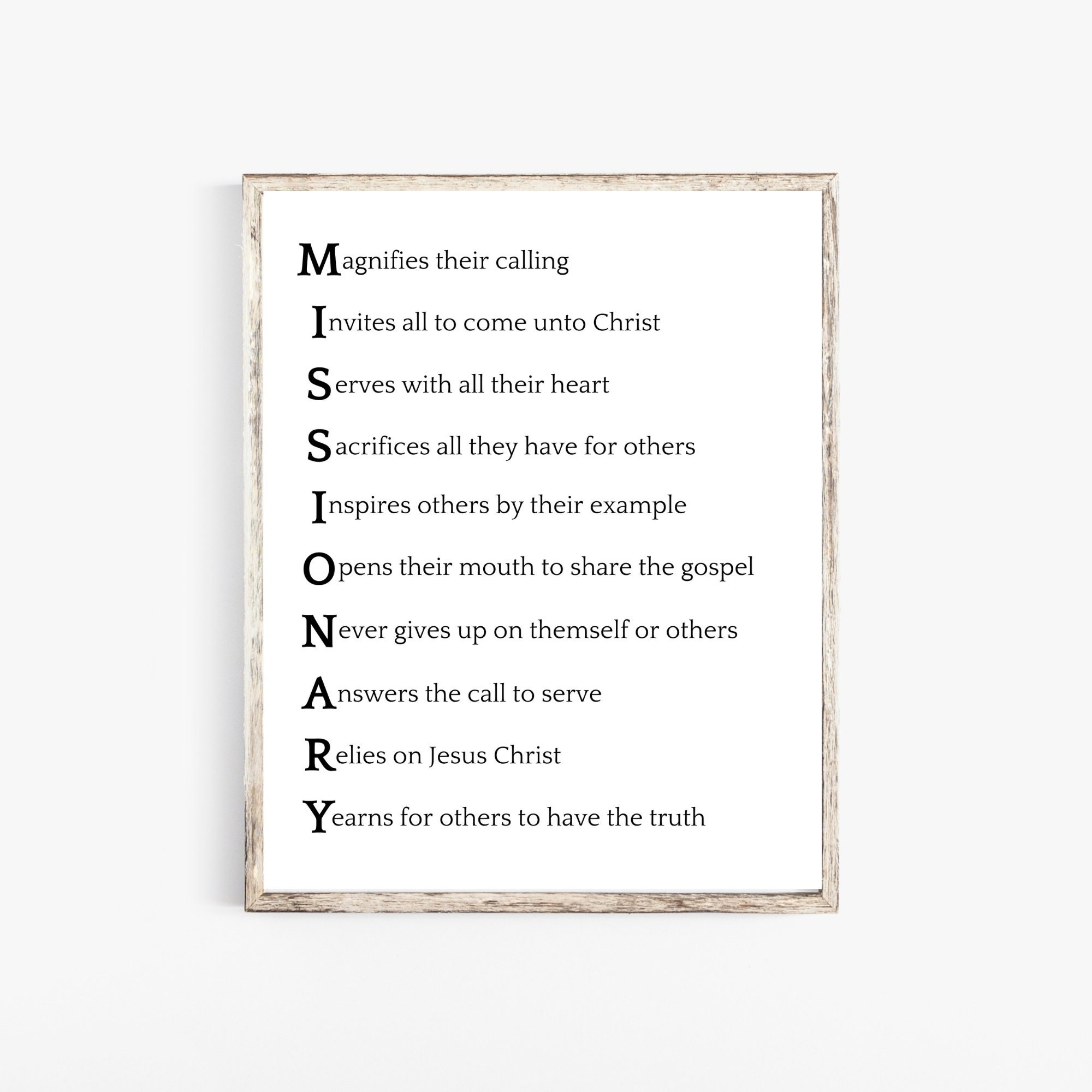 LDS Missionary Gift Called to Serve LDS Mission Etsy
