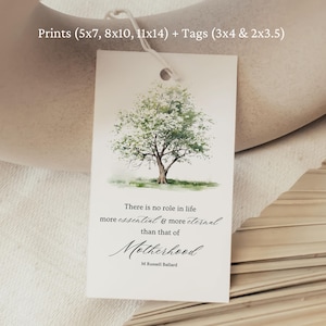 LDS Mothers Day Print - M Russell Ballard Quote - LDS Mothers Day Gift - Ministering Gift - Relief Society Mothers Day Gift - Printable