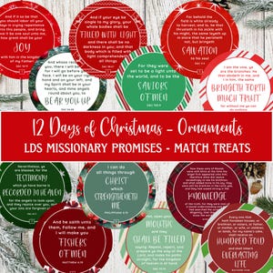 Missionar 12 Tage Weihnachten - Versprechen an Missionare - Geschenk für Missionar - Missionarpaket - MTC - Missionarweihnachten - DRUCKBAR