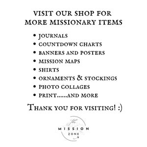 Custom LDS Mission Countdown Poster Any Mission Multiple Sizes ...