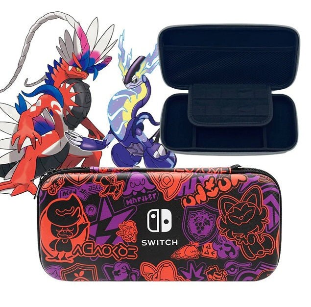 Nintendo Switch Case Pokemon Scarlett & Violet Etsy