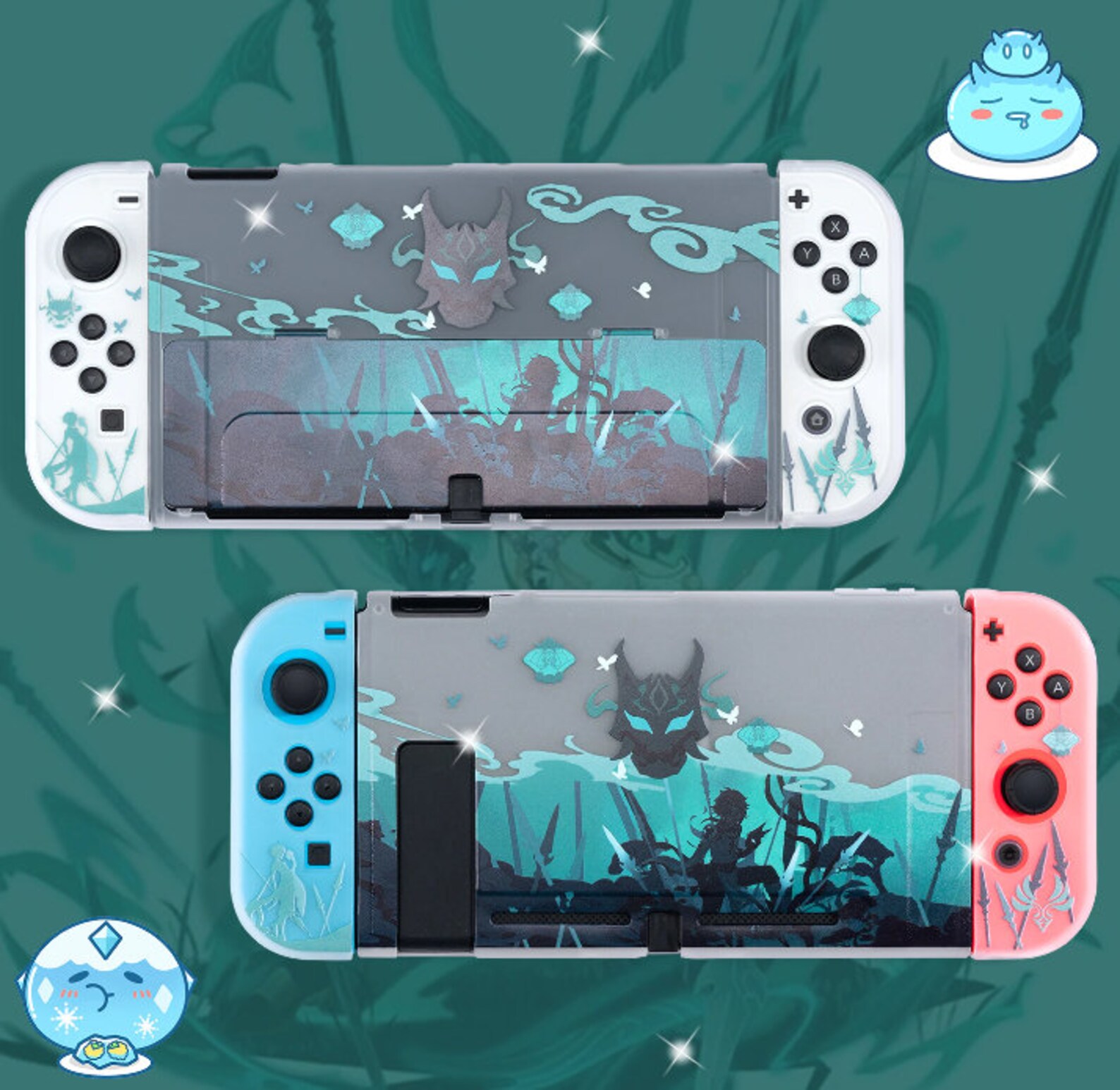Genshin Impact Xiao Protective Case Nintendo Switch Oled Etsy