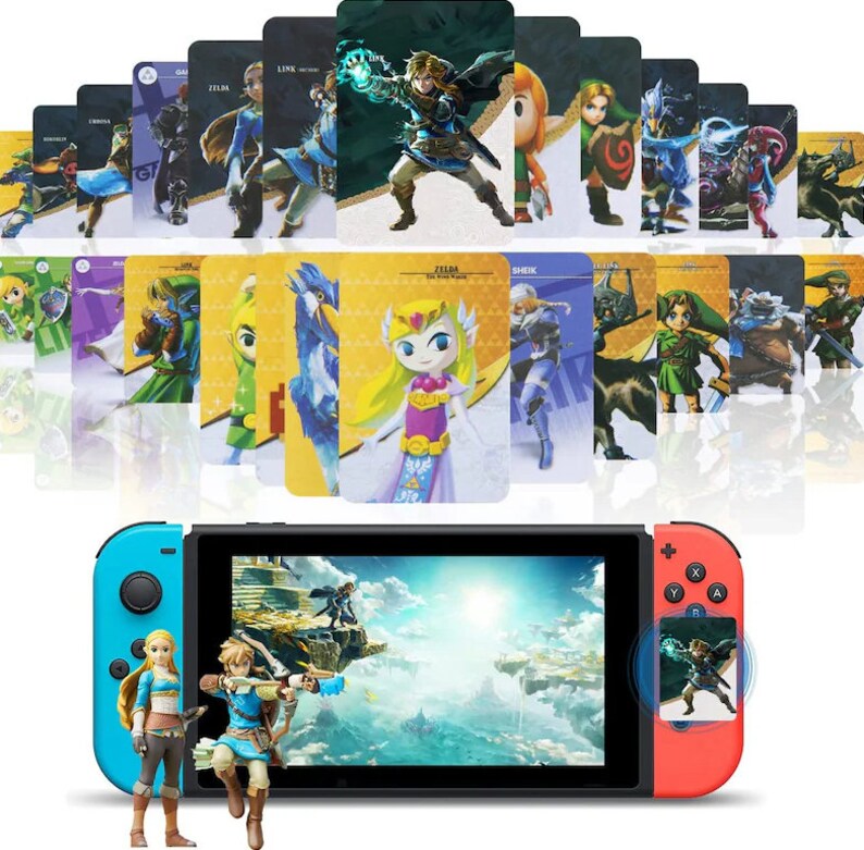 Loz Tok Botw Amiibos Custom Made Cards Entire Collection for - Etsy