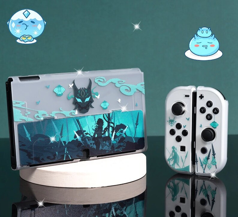 Genshin Impact Xiao Protective Case Nintendo Switch Oled Etsy