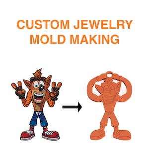 Custom Molds Bulk Orders - Wax Molds, Pendants, Rings, Keychains, etc.