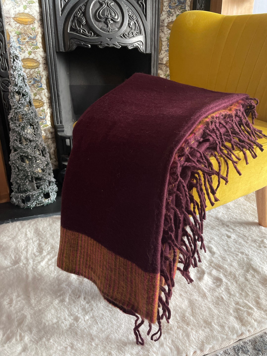 Yak Wool Blanket/oversized /throws Nepalese Handmade Supersoft Blanket Etsy