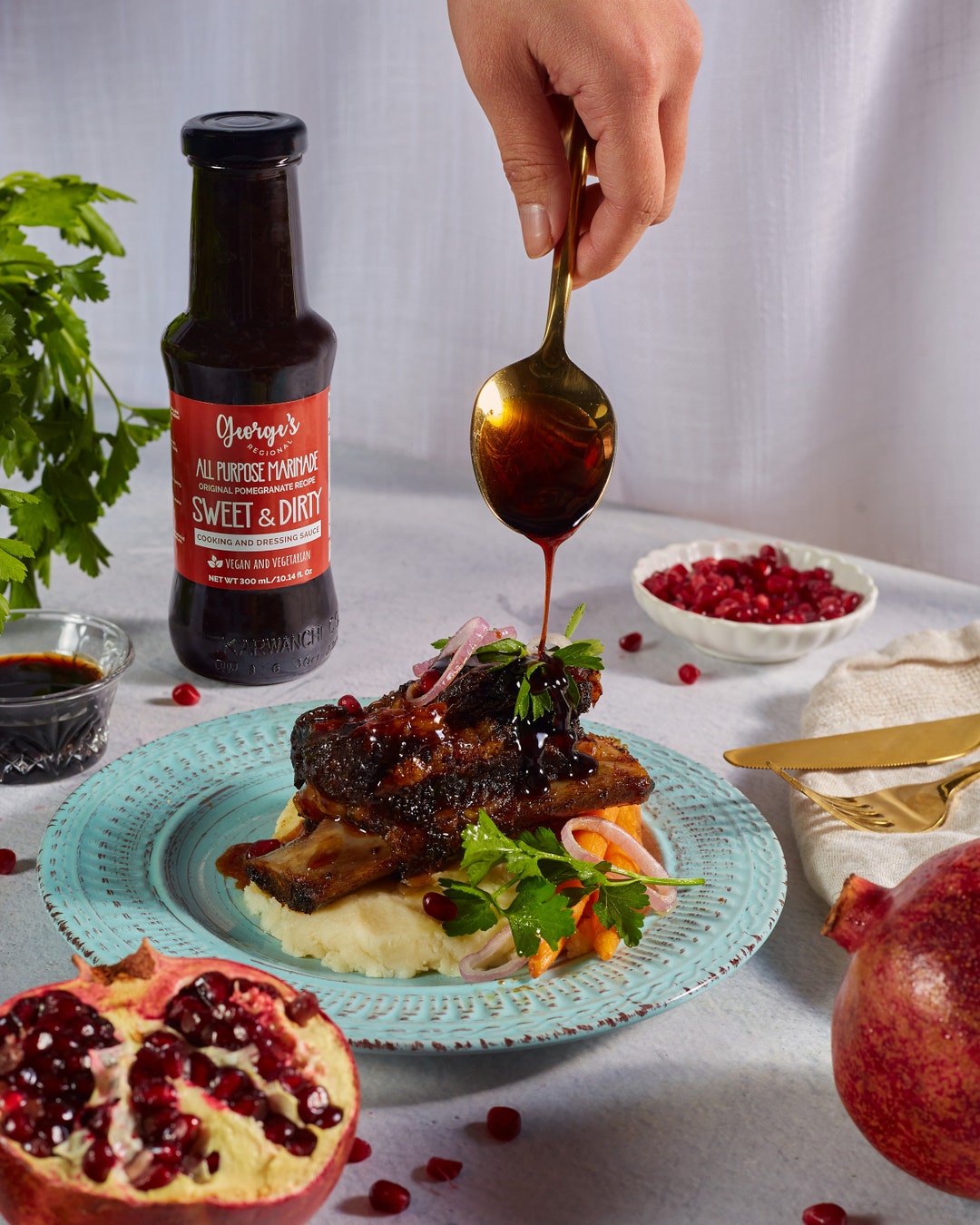 Pomegranate Molasses BBQ, Teriyaki All Purpose Marinade and Dressing