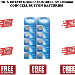  CR2025 Battery 100 Pack 3v Lithium Button Cell Coin 2025  Batteries : Home & Kitchen